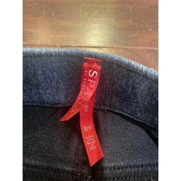 Spanx Jean-ish Ankle Leggings Size Small S Denim Jeans High Rise 20018R Jeggings - Picture 3 of 9